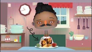 I made pyaaz ke pakode in toca kitchen 2 #tocaboca #tocakitchen2