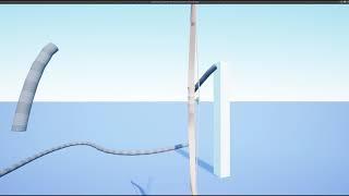 UE4 Simulated Rope Spline Component - Dynamic Cutting