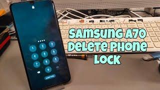 Forgot Phone Lock? Samsung A70 (SM-A705F), Delete Pin, Pattern, Password Lock.