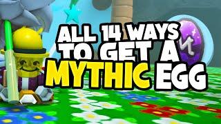 All 14 ways to get MYTHIC EGGS in BEE SWARM SIMULATOR (roblox bss)