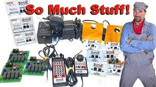 How Much DCC Stuff Does A Club Sized Layout Use?  Let Me Show You!!