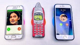 Galaxy J1 Ace Sister vs Ericsson R20s vs iPhone 7 Meet Cat incoming call