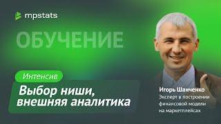 Выбор ниши. Внешняя аналитика. Мониторинг конкурентов. Игорь Шанченко