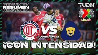 Resumen y goles | Toluca vsPumas | Liga Mx -AP2024 - J11 | TUDN