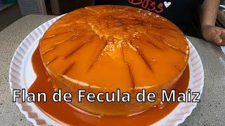 FLAN DE MAIZENA 4 INGREDIENTES SIN HUEVO|SIN HORNO