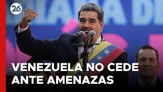 Maduro afirma que ninguna amenaza en el mundo intimida a Venezuela