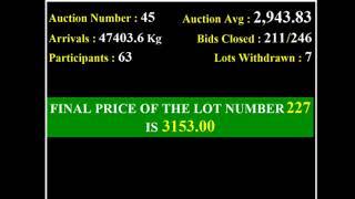 SPICES BOARD BODI - E AUCTION LIVE  HEADER 02/03/2020