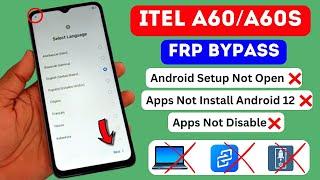 Itel A60/A60s Frp Bypass Without Pc 2024 Android 12 | Itel A662LM Frp Remove | Itel A60s FRP Unlock