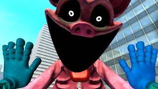 PINK PICKYPIGGY FROM POPPY PLAYTIME IS CHASING ME ALL OVER THE CITY - CHAPTER 2 | GARRY`S MOD