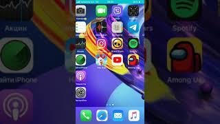 ЧЕРНАЯ ТЕМА НА ios 12  айфон 6 и 5s