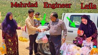 Engineer's kindness towards Mehrdad's family