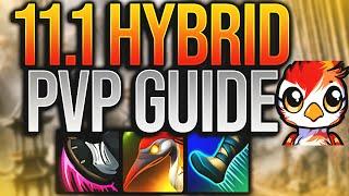 11.1 HYBRID Mistweaver Monk PvP Guide!