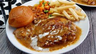 Best & Easiest Way to Cook Chicken Chop! Chinese Chicken Chop 西式鸡扒 Singapore Hawker Malaysia Recipe