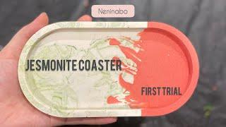 Nabo’s Creation: Jesmonite Coaster - first trial