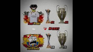 TONI KROOS VS BARCELONA #football #trophy #sohrts