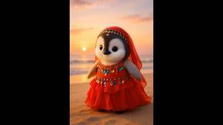 Beach Chill with This Cutie #penguin #cute #cuteanimals #kitten #adorable #fluffy #bellydance #pet