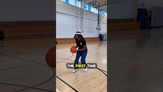 My Baby Brother’s FIRST Time Hooping… 10 Days In And Already Got KOBE Footwork?! 