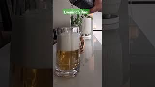 Evening Vibes with Chilled Wheat Beer