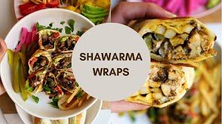 HOW TO MAKE SHAWARMA - RESTAURANT STYLE WITH GARLIC SPREAD!