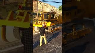 Bull Dozer VS FiveM Admin  | GTA 5 FiveM #Shorts #RiverSideRP