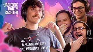 FIZEMOS CAMISETAS PROIBIDAS | The Jackbox Party Starter (com amigos)