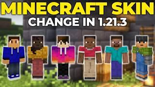 How To Change Your Skin (Minecraft Java Edition 1.21.3)