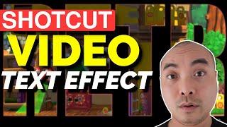 Shotcut Video In Text With Animation Effect | Shotcut Video Editor Tutorial