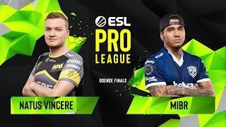 CS:GO - Natus Vincere vs. MIBR [Train] Map 1 - Group A - ESL Pro League Season 10 Finals