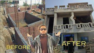 New House construction process step by step | Building A Wooden HOUSE (start to finish)