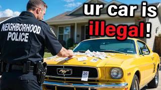 Fake “COP” Sent Me 20 Parking Tickets, Claims My Classic Car Is BANNED In The Neighborhood!