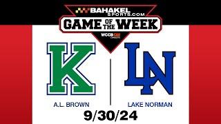 High School Football: A.L. Brown @ Lake Norman