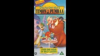 Opening to Dining Out with Timon and Pumbaa UK VHS (1997)