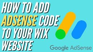 How to add Adsense code to Wix Website