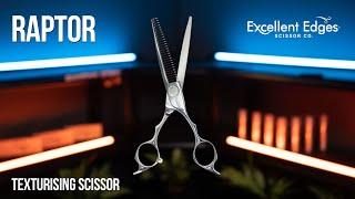 RAPTOR - Texturising Shears | Hair Cutting Scissors by EXCELLENT EDGES for Hairdressers