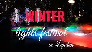 winter lights festival in London ||winter lights festival||vlog|