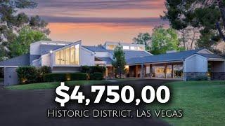 Inside a $4,750,000 Luxury Estate in Historic Las Vegas, Fully Renovated Mid Century Modern