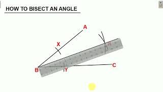 Construction and Loci. How to bisect an Angle