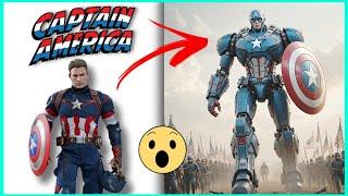 Avengers Reimagined as Giant Robots | Ultra-Realistic Transformations!