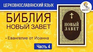 Библия. Новый Завет на церковнославянском языке. Евангелие от Иоанна. Часть 4.