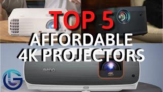 TOP 5 Best Affordable 4K Projectors For 2025!