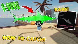 HOW TO CATCH GREAT HAMMERHEAD SHARK in FISCH | Roblox