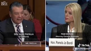 'I'm not going to be bulled by you.' Bondi and Padilla's heated exchange at confirmation hearing