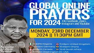 GLOBAL ONLINE PRAYERS BY APOSTLE JOSHUA