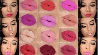 Avon Matte Lipsticks Swatches