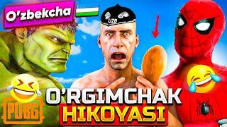 PUBG - O'RGIMCHAK HIKOYASI ● HULK VS SPIDERMAN VS JOKER O'ZBEKCHA DUBLYAJ PRIKOL 2022