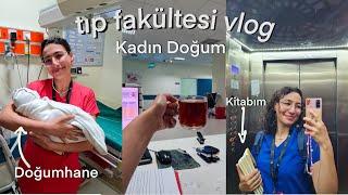 INTERN DOKTORUN 72 SAATLİK NÖBETİ | KADIN DOĞUM VLOG #tıpfakültesi