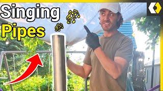 We Made Homemade Singing Rijke Tubes!