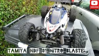 Tamiya ndf 01 nitro blaster buggy  street run sickening rc fs .15