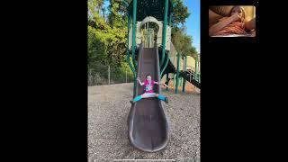 Watch my friends go down the slide (Haddie & Kari line