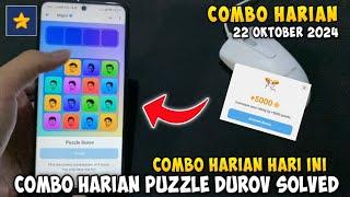 Combo Harian Puzzle Durov Solved Major Hari Ini 22 Oktober 2024 | Kombo Puzzle Major Terbaru